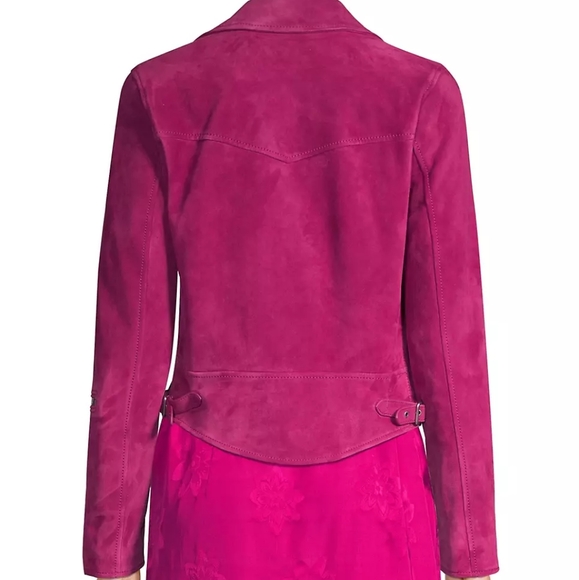 Coach Suede Moto Jacket - Picture 14 of 14